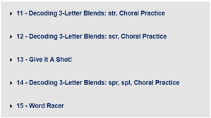 Decoding Fluency 1 (Updates!) - Spiral Warmups